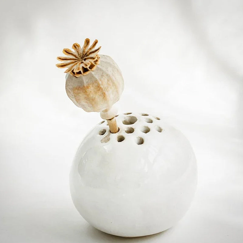 Handmade Vase Flower Stone Table Decor