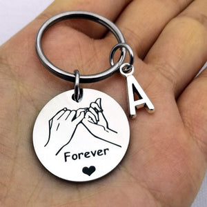Stainless Steel Love Forever Keychain