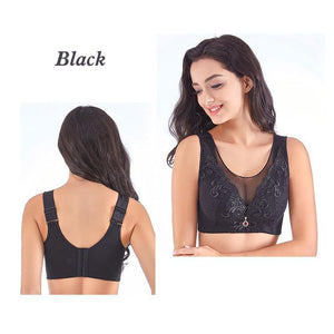 Embroidery Wireless Full Busted Anti Sagging Bras