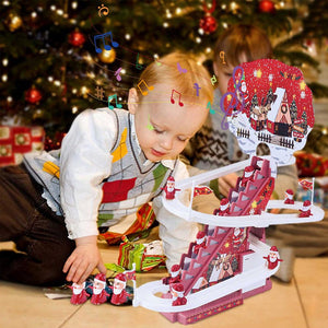 Santa Claus Electric Track Slide Toys