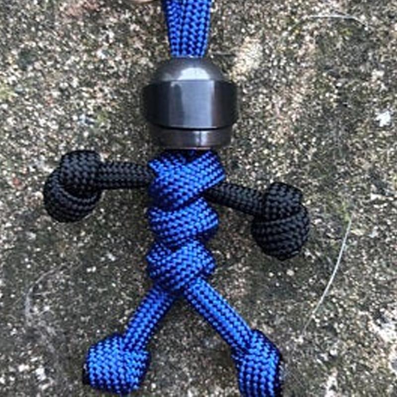 Braided Rope Paracord Buddy Keychain