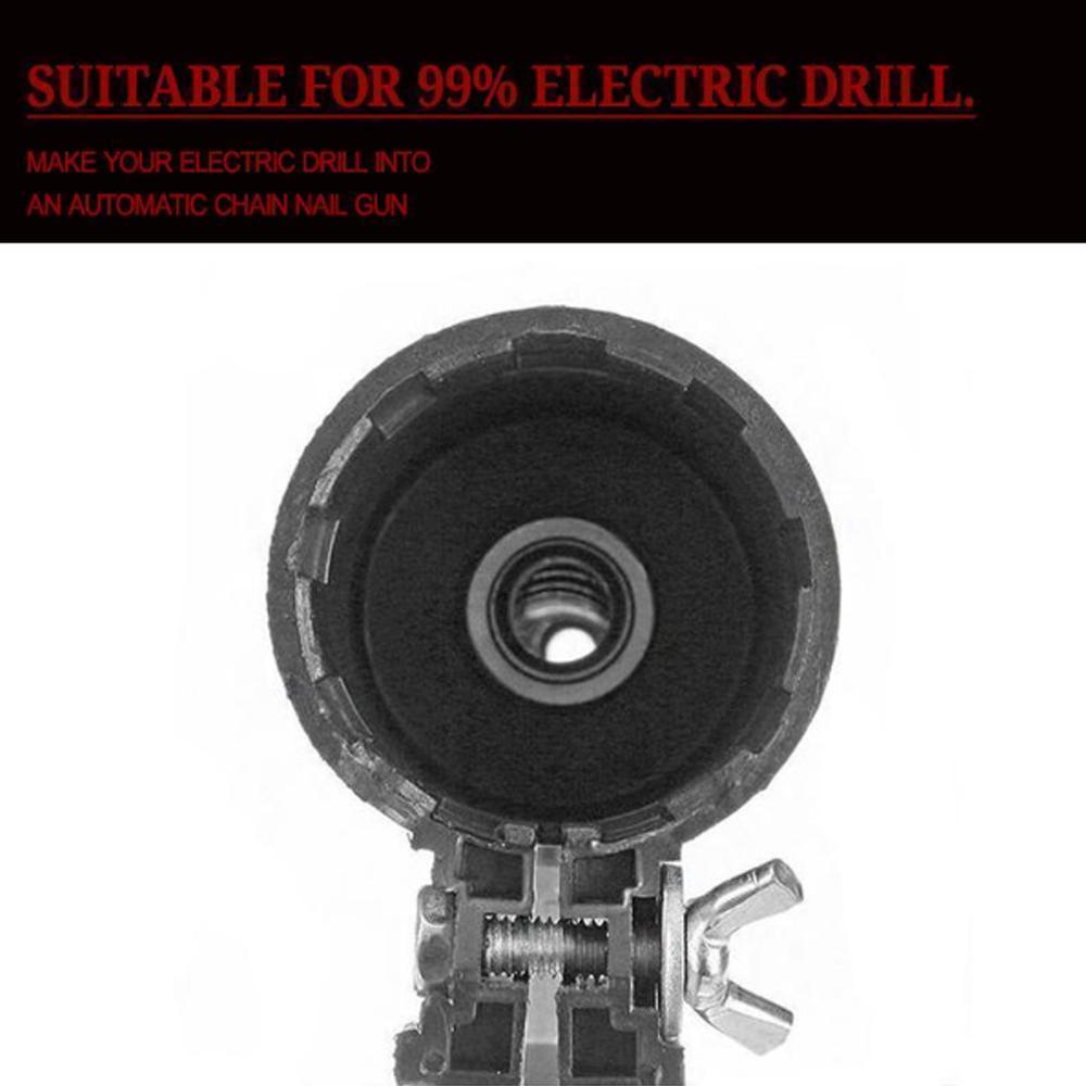 Electric Drill Chain Nail Gun Adapter