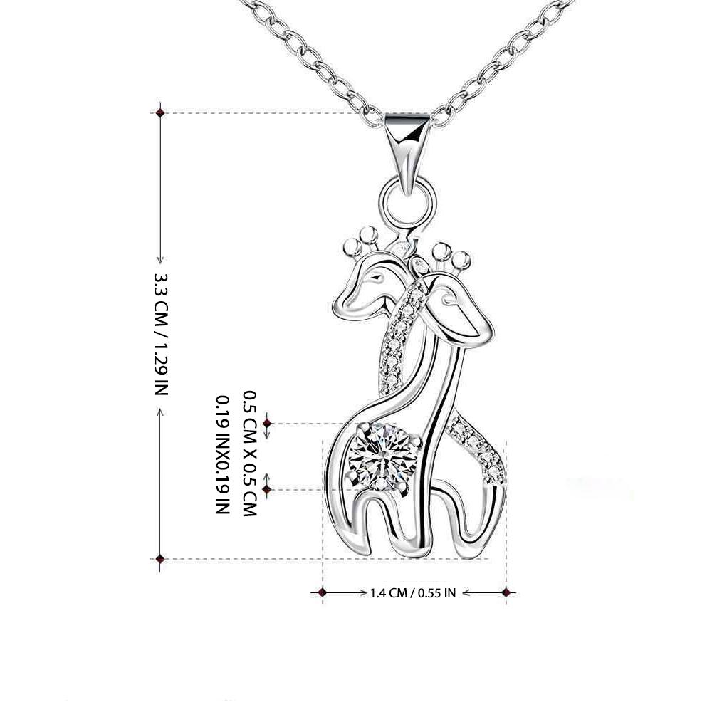 Giraffe Pendant Necklace