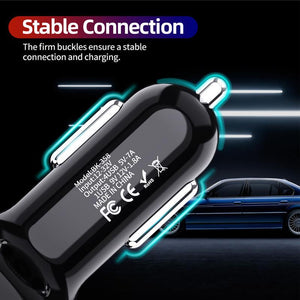4 Ports USB Car Charge Fast Charging