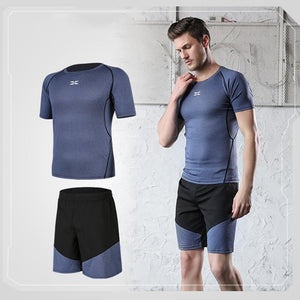 Men tight-fitting short-sleeved sportswear