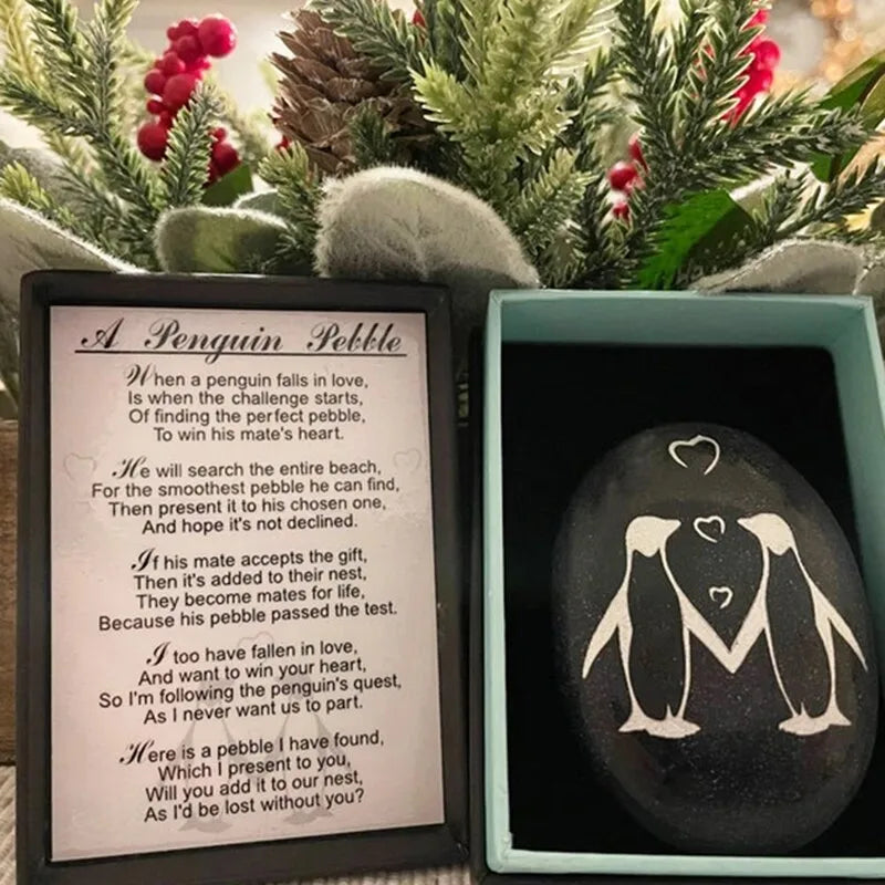 🐧🐧Positivity Penguin Pebble