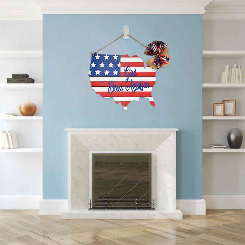America Flag Decorative Board