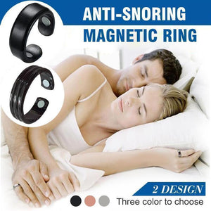 Anti-snoring magnet ring