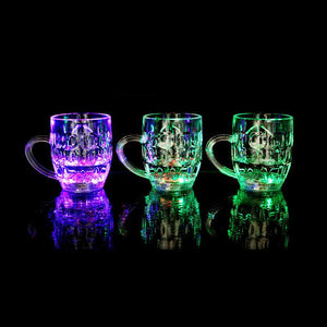 LED Flashing Glass Cups