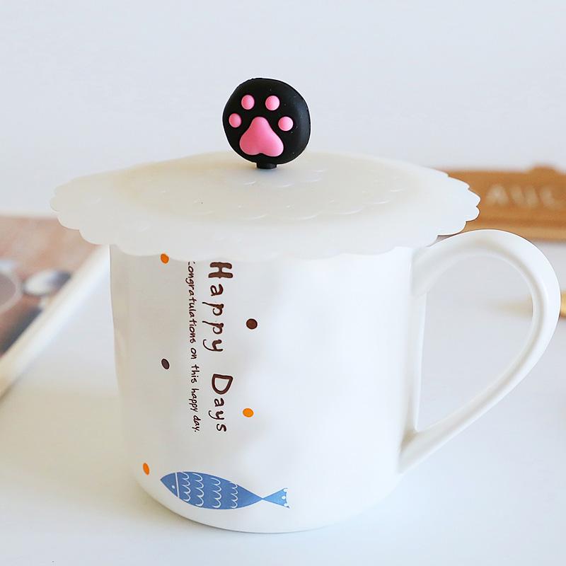 Cartoon Silicone Dustproof Cup Cover