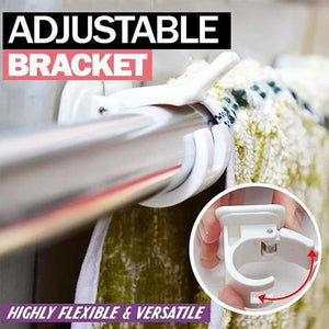 Nail-free Adjustable Rod Bracket Holders