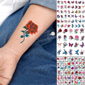 Trendy 3D Tattoo Stickers 50 PCS