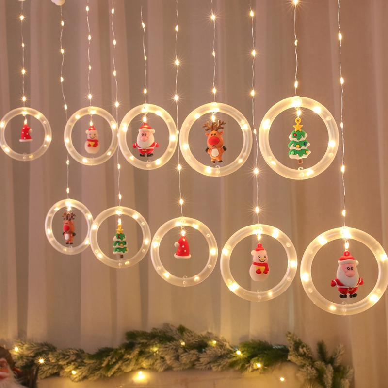 (🎅Early Xmas Sale - Save 50% OFF🎅) Christmas LED Curtain String Light
