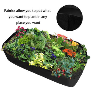 Divided Fabric Raised Bed