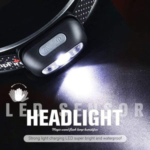 Super Bright Light Sensor Mini Led Headlamp
