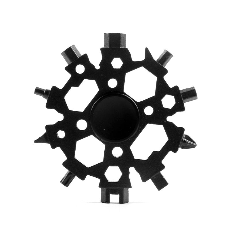 Snowflake Multifunctional Fingertip Gyro Wrench Tool Toy