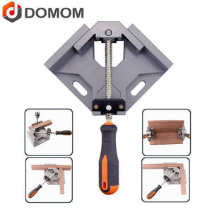 DOMOM 90 Degree Right Angle Clamp Woodworking Adjustable Bench Vise Tool