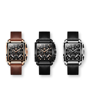 Luminous Luxury Square Business Automatic Mechanical Watch