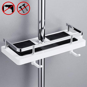Bathroom Pole Shower Storage Rack Holder
