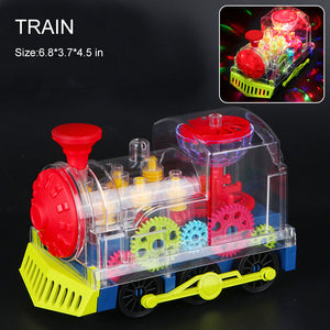 Electric Transparent Gear Train